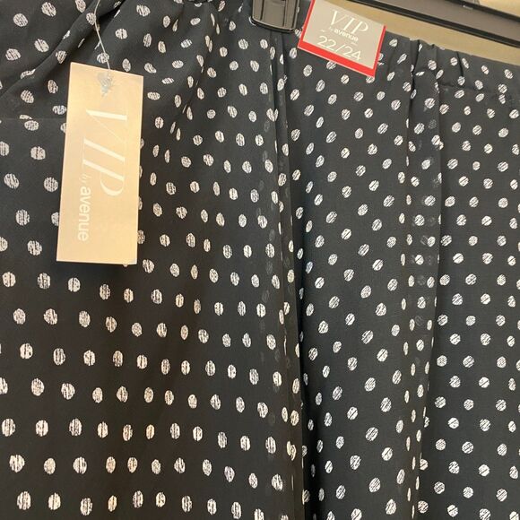 Vintage Avenue Pull-On Maxi Skirt Sz 22/24 Boho Fall Layer Handkerchief Hem NWT - Picture 4 of 8